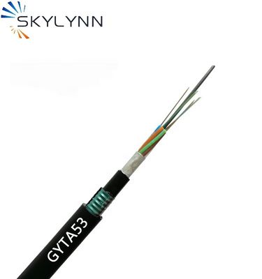 48 Core Fiber Optic Cable Outdoor Loose Tube Stranded Armoured GYTA53