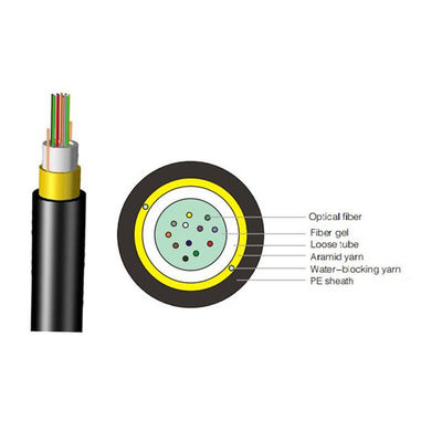 Outdoor Optical Fiber Air Blown Micro Cable G652D G657A1 24 Core OM3