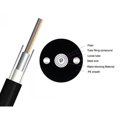 24F GYXY Buried Fiber Optic Outdoor Optical Fiber Cable 8.7MM
