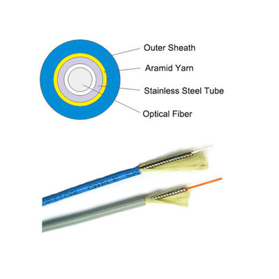 GJSFJV Armoured Indoor Opticaal Fiber Cable G655 1550nm Simplex Cable