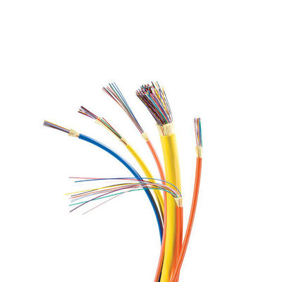 GJFJV 24 Core Indoor Optical Fiber Cable Bundle Optic Distribution Cable 10mm