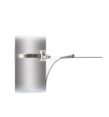 FTTH Drop Camp Optical Fiber Accessories Stainless Steel Bail Fiber Cable Clamp ISO9001