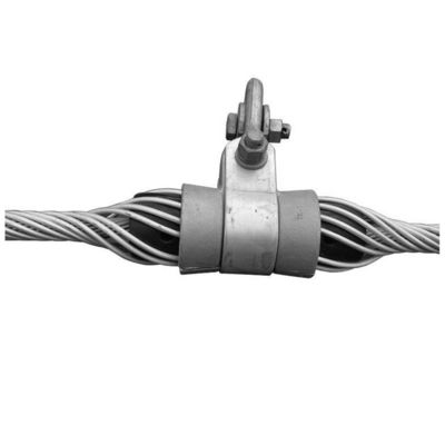 OPGW Adss 3 Bolt Cable Suspension Clamp For Fiber Optic Cable OEM