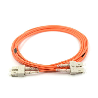 SC To SC 3mm Duplex Optical Fiber Patch Cord  G655 IEC617544