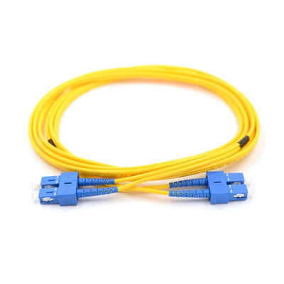 SC To SC 3mm Duplex Optical Fiber Patch Cord  G655 IEC617544