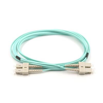 SC To SC 3mm Duplex Optical Fiber Patch Cord  G655 IEC617544