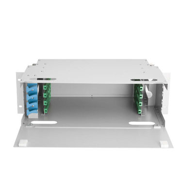 12 144 FC Fiber Termination Frame ODF 19 Inch