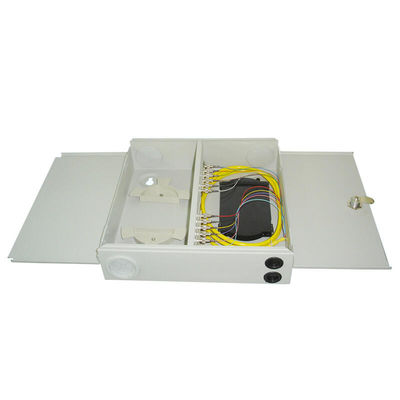 12 Core 24 Core Optical Fiber Patch Panel FTTX Indoor Fiber Termination Box