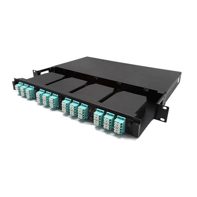 2U Module MTP MPO Cables Fiber Cassette Patch Panel 288 Port