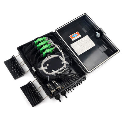 16F Waterproof IP66 Fiber Optic Splitter Box Outdoor Fiber Distribution Cabinet for 1X16 Splitter