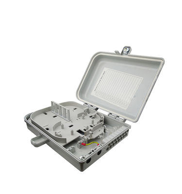 Fiber Distribution Box PLC Splitter Box 16 Port ISO9001 CATV