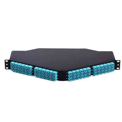 96 Cores MTP MPO Cables To 4xLC Fiber LGX Patch Panel
