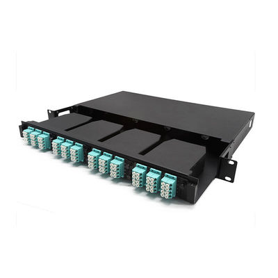 96 Cores MTP MPO Cables To 4xLC Fiber LGX Patch Panel