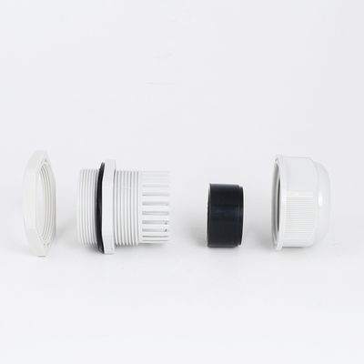 Waterproof PG 13.5 Armoured Fiber Optic Cable Gland IP68 ABS