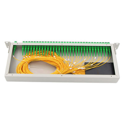19in Fiber Optic Cable Junction Box Rack Mounted Fiber Splitter Box 1X32