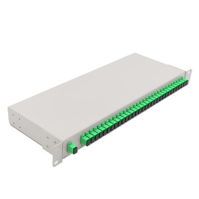 19in Fiber Optic Cable Junction Box Rack Mounted Fiber Splitter Box 1X32
