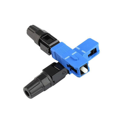 0.9mm 0.3db FTTH Products 55db Fast Connect Fiber Connectors SC APC