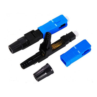 0.9mm 0.3db FTTH Products 55db Fast Connect Fiber Connectors SC APC
