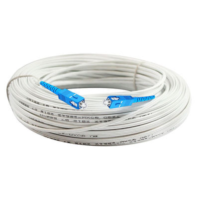 Single Mode FTTH Indoor SC SC Patch Cord Flat Drop 2.0x3.0mm