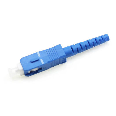 High Wearable Sc Duplex Connector 0.3dB Fiber Optic 125um