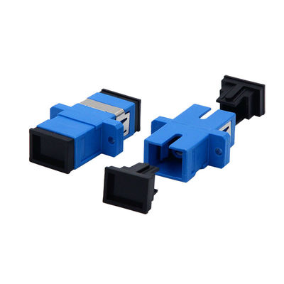 SC To SC Adapter Fiber Optic Passive Components 0.3db 45db ISO9001