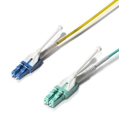 LC Uniboot Optical Fiber Patch Cord 0.3db APC 1550nm IEC 60794-2-30