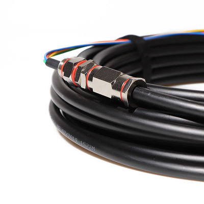 FC APC Type Connectors Fiber Patch Cord Waterproof Pigtail 4F 0.3dB