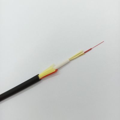 Double Sheath FTTH Indoor Fiber Optic Singlemode And Multimode Fiber 5mm 6mm GJYFJH