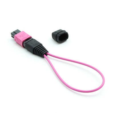 OM3 Multimode Fiber Patch Cord 50 125um MPO Loopback