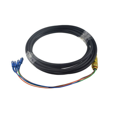 Outdoor Waterproof 1F 2F Fiber Optic Pigtail Single Mode Fiber Connector CATV FTTH