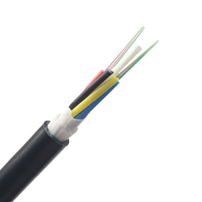 250μM ADSS Outdoor Optical Fiber Cable Single Jacket Loose Tube Underground Cable PE Sheath