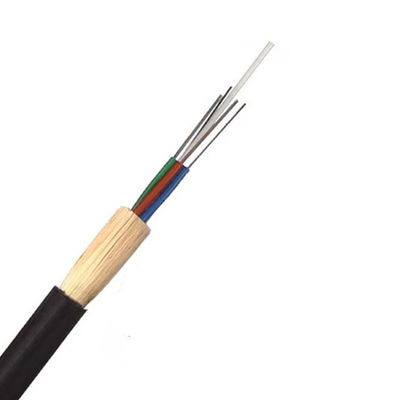250μM ADSS Outdoor Optical Fiber Cable Single Jacket Loose Tube Underground Cable PE Sheath