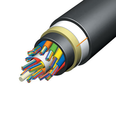 Aerial All Dry Core Fiber Optic Cable ADSS Gel Filled OFC Cable