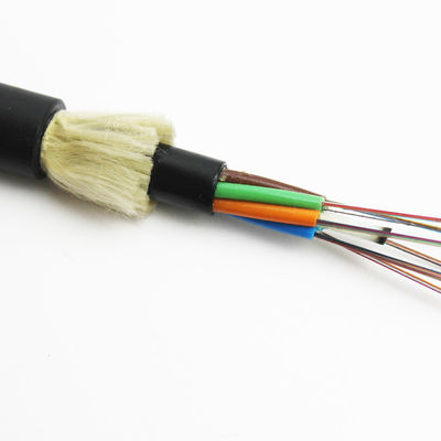 Optical Fiber Long Span Aerial Fiber Cable All Dielectric Fiber Optic Cable Up To 1500m Span