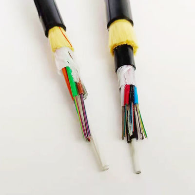 Single Double Sheath All Dielectric Self Supporting ADSS Fiber Optic Aerial Cable 50m 100m 200m 800m Span ADSS Wire