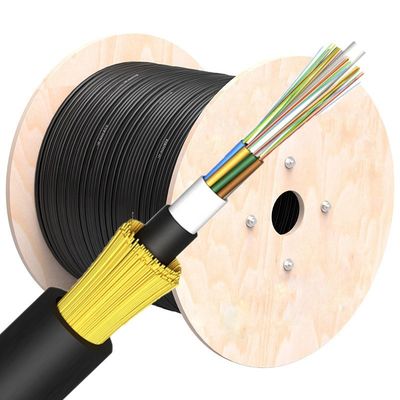 Fiber Optic Single Jacket Mini Span ADSS Fiber Optic Cable 50m 80m 100m