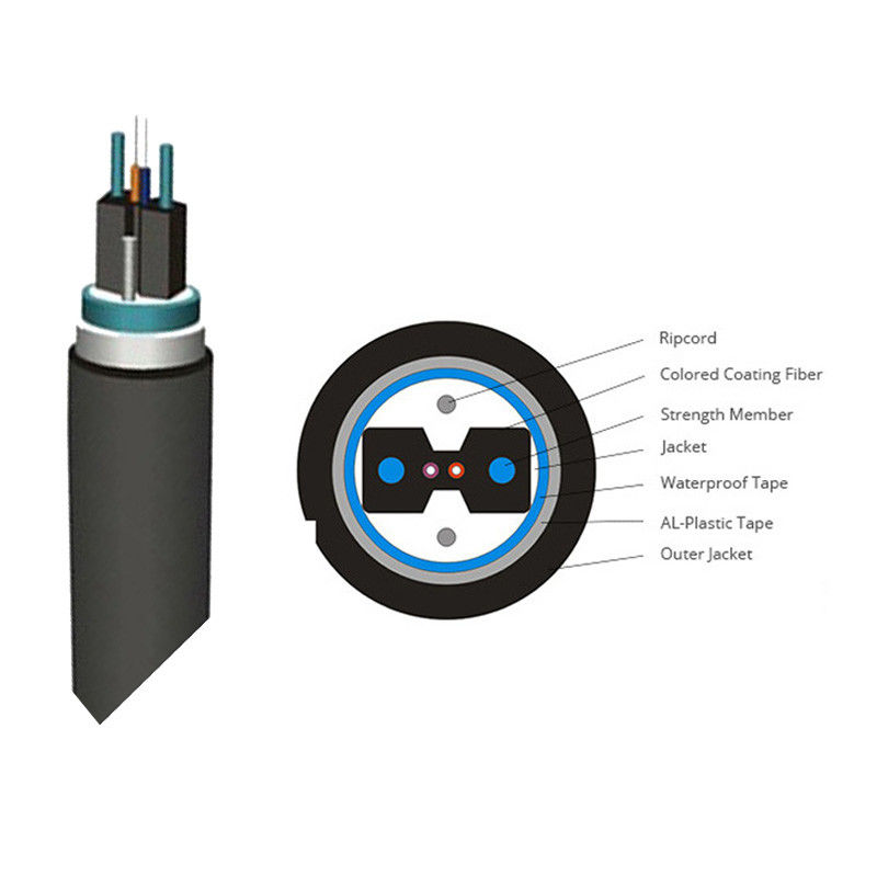 Service Drop  Cable FTTH Products GJXFHA 60N 7MM 2 Fiber