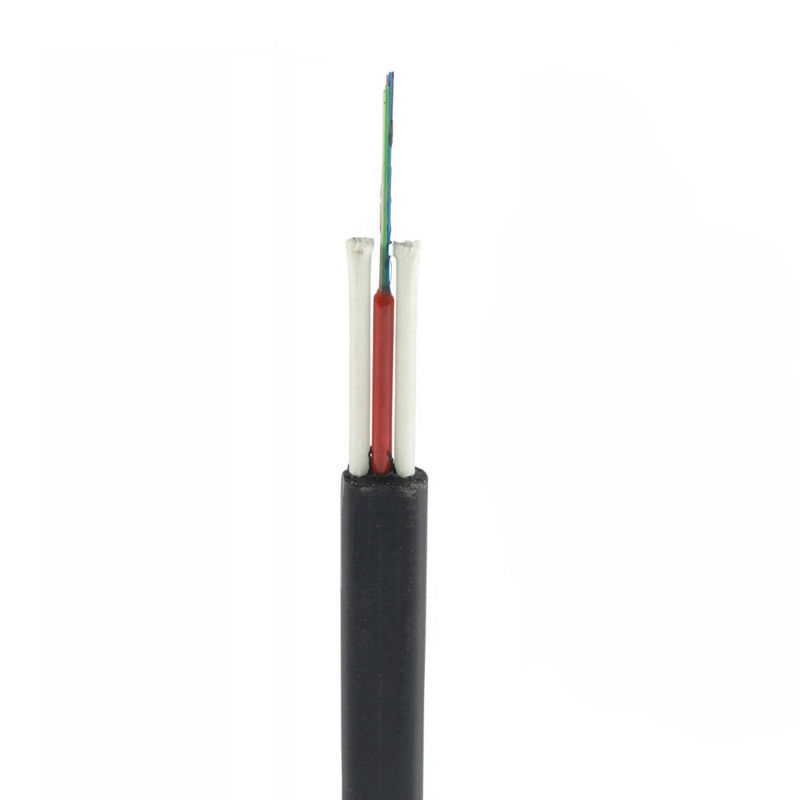 Outdoor FTTH Optical Fiber Cable Flat Structure Uni Tube