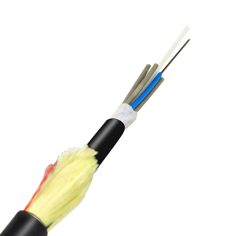 Single Double Sheath All Dielectric Self Supporting ADSS Fiber Optic Aerial Cable 50m 100m 200m 800m Span ADSS Wire